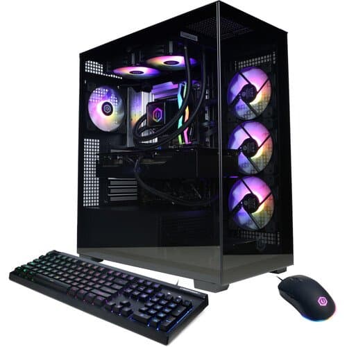 CyberPowerPC Gamer Supreme Liquid Cool Desktop Computer (Black) (32 GB, 2 TB, Intel Core Ultra 7 265KF)