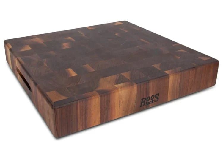 John Boos & Co. Walnut 3" Thick Reversible Chopping Block