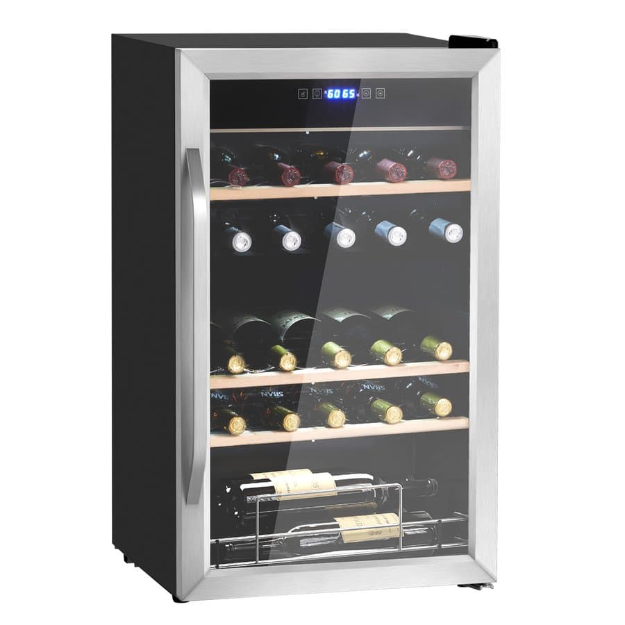 33 Bottle Electric Dual Zone Freestanding Wine Cooler