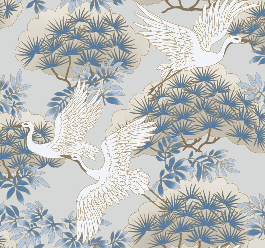 York Wallcoverings Ronald Redding Designs Tea Garden 60.8-sq ft Yellow Non-woven Animals Unpasted Wallpaper