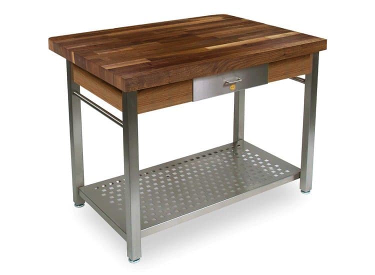 John Boos & Co. Kitchen Island Cucina Grande, American Black Walnut