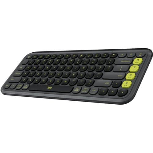 Logitech POP ICON KEYS Wireless Keyboard (Graphite & Green)