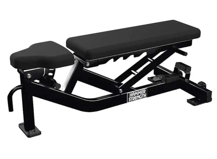 Life Fitness Hammer Strength Home Multi-Adjustable Bench, Black