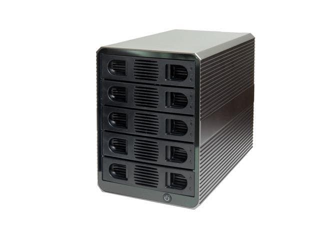 5 Bay USB 3.2 Type-C 10Gbps Daisy-Chain Hard Drive Enclosure DAS, Support 120TB (5x 24TB) 2.5" & 3.5" SATA HDD/SSD-SY-ENC50128