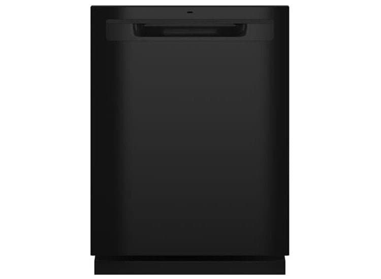GE 24" Black Top Control Dishwasher With Sanitize Cycle & Dry Boost - GDP630PGRBB