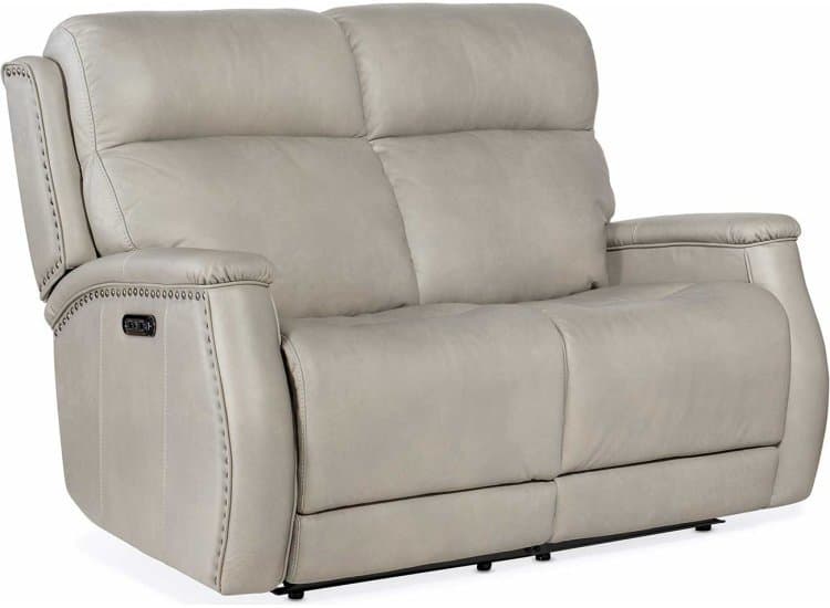 Hooker Furniture Living Room Rhea Zero Gravity Power Recline Loveseat w/ Power Headrest