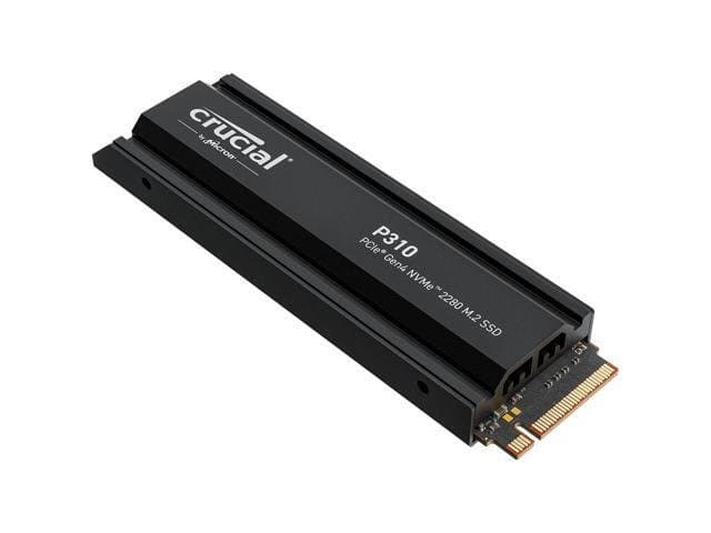 Crucial 2TB P310 NVMe PCIe 4.0 M.2 Internal SSD with Heatsink