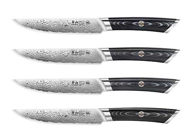 Cangshan Kuro Series 4-Piece Steak Knife Set Knife