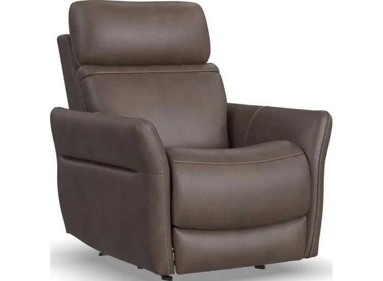 Flexsteel Artemis Power Rocking Recliner with Power Headrest, Lumbar, Heat and Massage