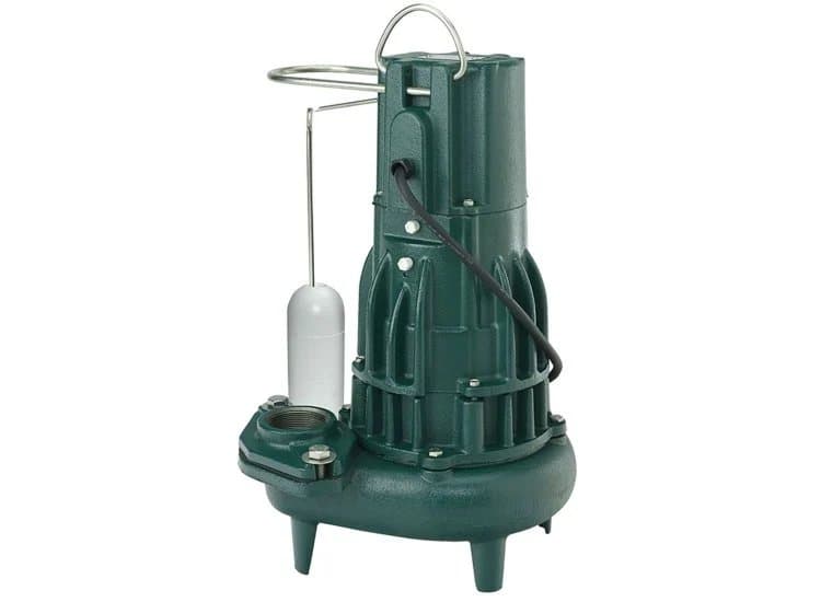 Zoeller M292 1/2 HP Sewage Pump with 20-Foot Cord