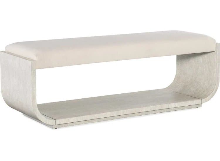 Hooker Furniture Modern Mood Bed Bench, Inverness Natural Fabric