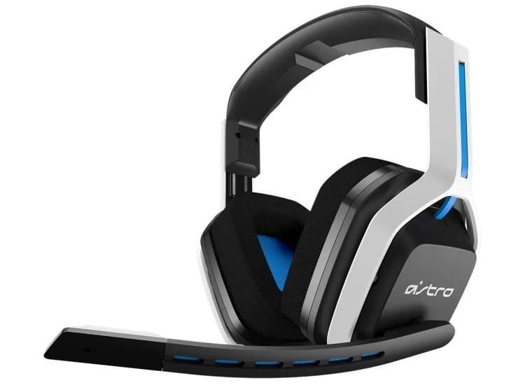 Logitech ASTRO A20 Gaming Headset Wireless for PlayStation and PC, Blue and White