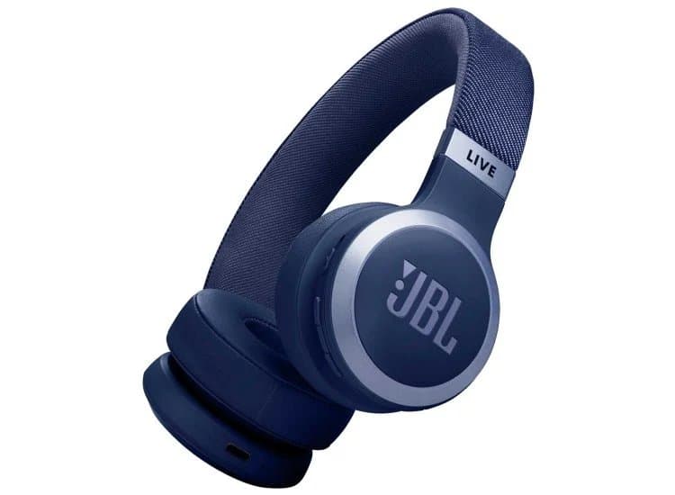 JBL On-Ear Headphones Live 670NC Noise Cancelling Wireless, Blue