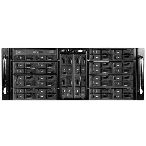 iStarUSA 4 RU 38-Bay Trayless 2.5" HDD Slim ODD Storage Server Rackmount Chassis