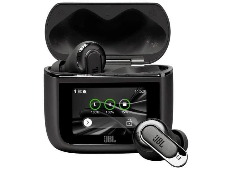 JBL Tour Pro 3 Earbuds True Wireless Noise Cancelling with Smart Charging Case, Black