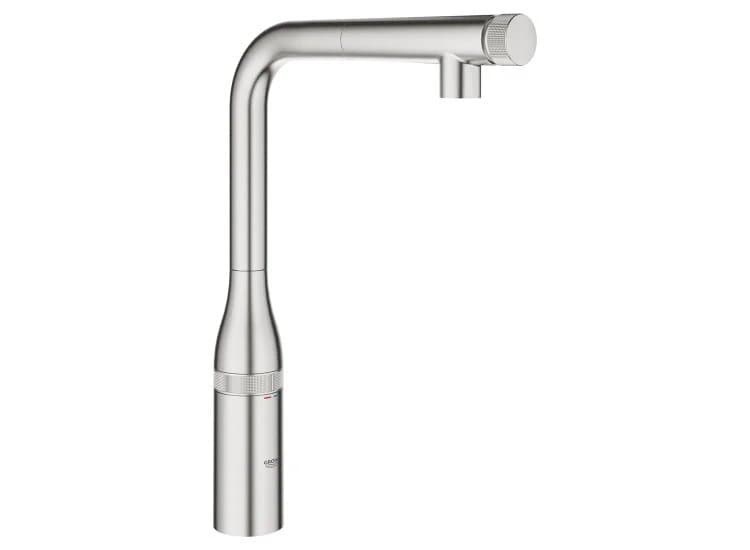 GROHE Essence SuperSteel Infinity Smartcontrol Pull-Out Kitchen Faucet