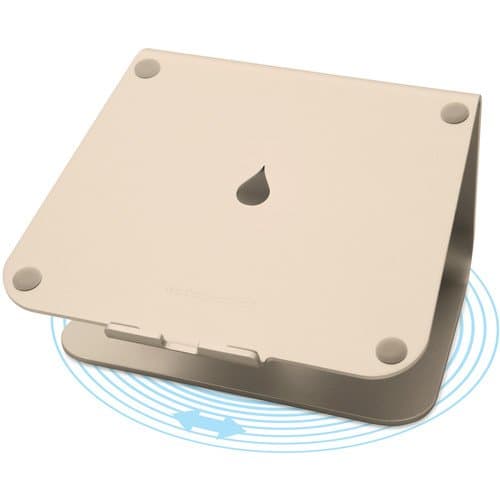 Rain Design mStand360 Laptop Stand with Swivel Base (Gold)