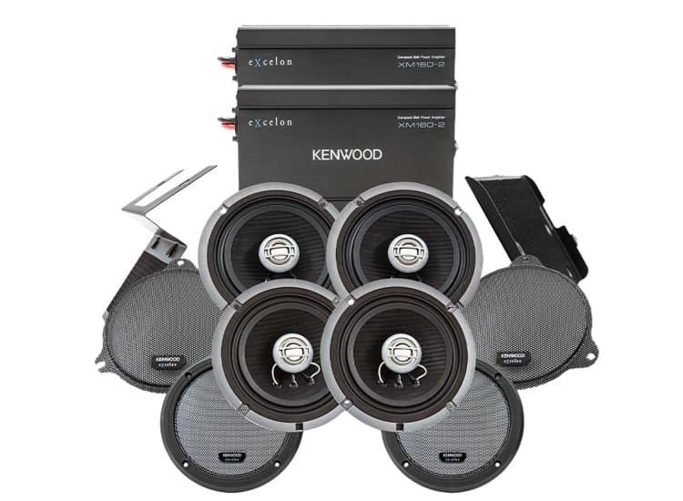 Kenwood Front & Rear ULTRA Package For 2014+ Harley Davidson Motorcycles