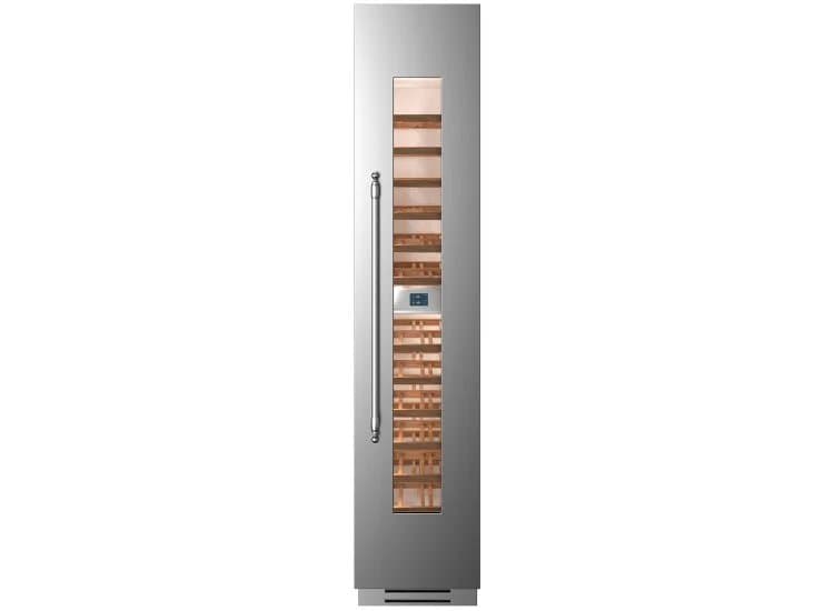 Bertazzoni Wine Cellar Column Built-In Right Hinge 18" with Stainless Frame