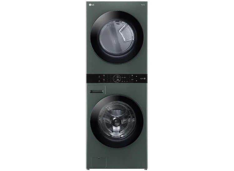 LG 27" Nature Green WashTower With Center Control Single Unit Front Load 4.5 Cu. Ft. Washer And 7.4 Cu. Ft. Electric Dryer Combo