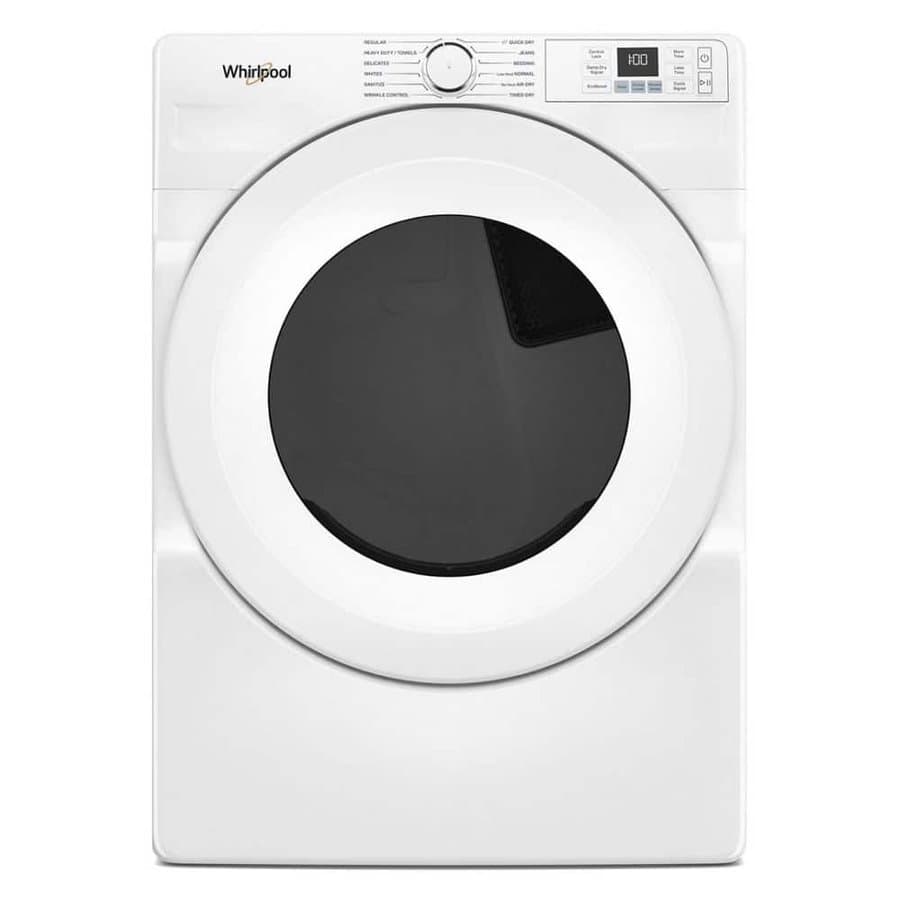 7.4 Cu. Ft. vented Front Load Electric Dryer, White with Quick Dry