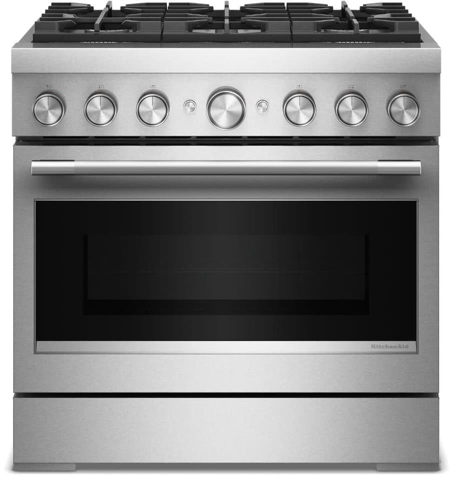 KitchenAid 36" Dual Fuel Range Stainless Steel