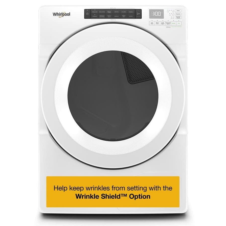 7.4 cu. ft. 240 Volt Stackable White Electric Ventless Dryer with Intuitive Touch Controls, ENERGY STAR
