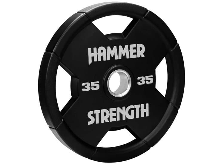 Life Fitness Hammer Strength 35 lb Urethane Round Olympic Plate (Each)