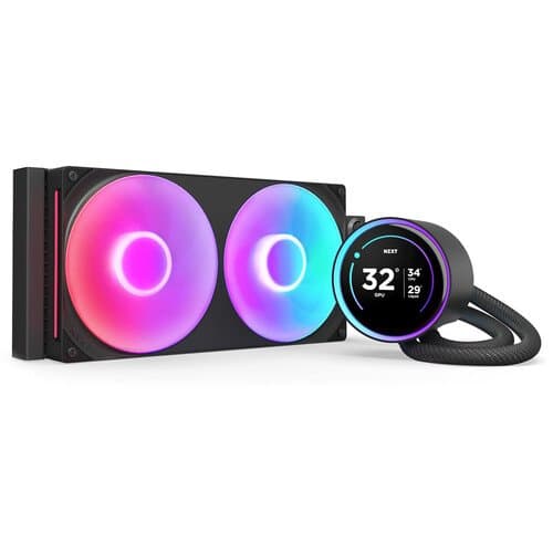 NZXT 280mm Kraken Elite RGB All-in-One Liquid Cooler (Black)