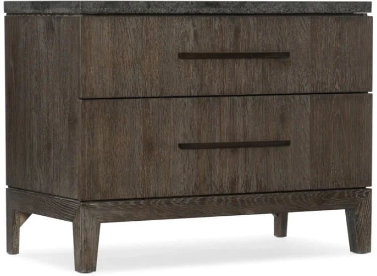 Hooker Furniture Bedroom Miramar Aventura San Marcos Stone Top Nightstand