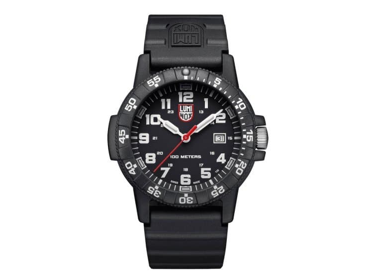 Luminox Leatherback Sea Turtle Giant 0320 Series Black Strap Black Dial Mens Watch