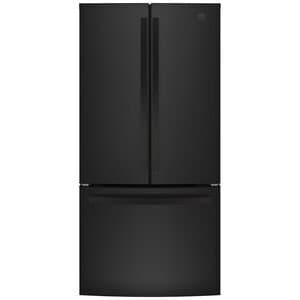 GE 24.7 Cu. Ft. French Door Refrigerator 33" Black