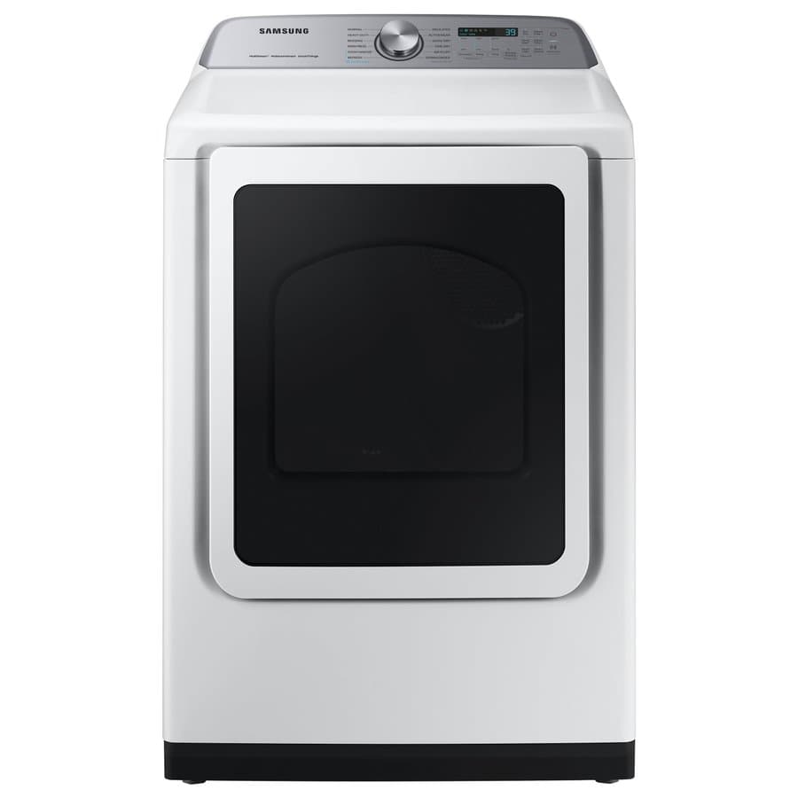 Samsung 7.4-cu ft Vented Gas Dryer with Steam Cycle ( White )