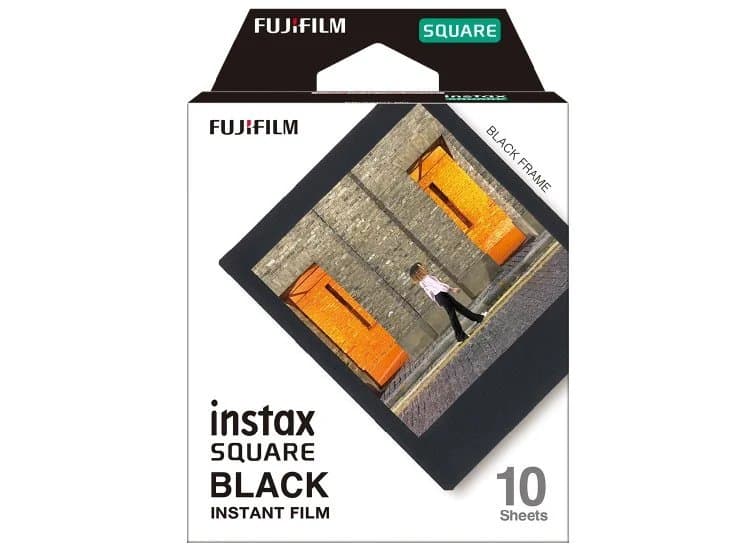 Fujifilm Instax SQUARE Black Instant Film