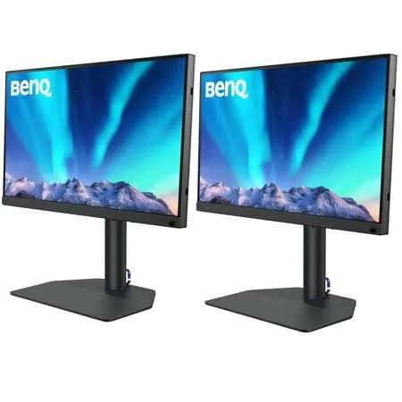 BenQ SW272Q 27" 16:9 2K Adobe RGB PhotoVue Photographer IPS LED HDR Monitors 2-PACK