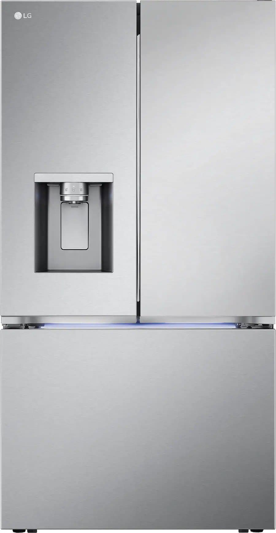 LG 26 Cu. Ft. Counter-Depth French Door Refrigerator 36-Inch Wide ADA in PrintProof Stainless Steel - LRYXC2606S