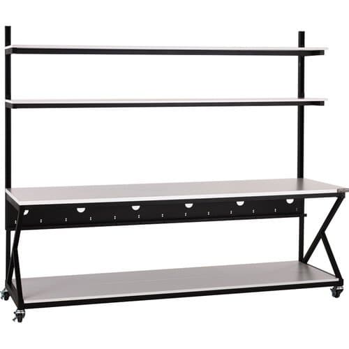 Kendall Howard Performance 200 Series LAN Station/Workstation (96", Folkstone)