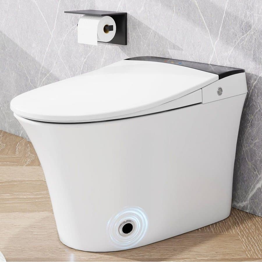 Catalina Elongated Bidet Toilet with Foot Sensor Flush