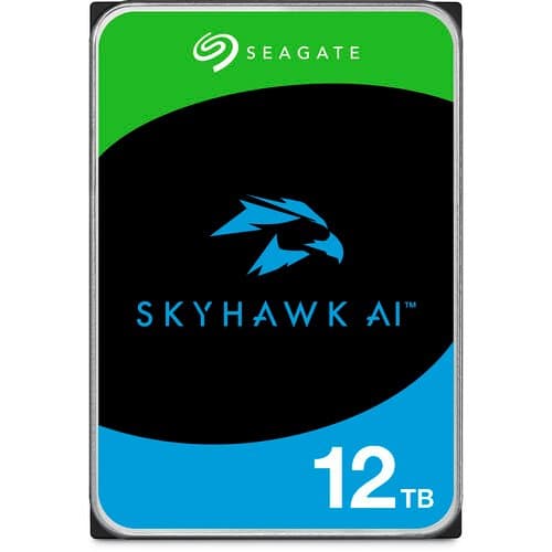 Seagate 12TB SkyHawk AI 7200 rpm SATA III 3.5" Internal Surveillance HDD
