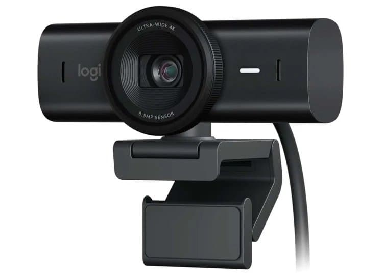 Logitech MX Brio 4K UHD Collaboration and Streaming Webcam, Black