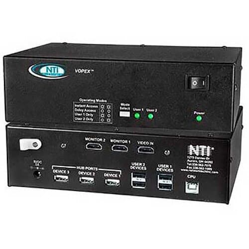 Network Technologies VOPEX 4-Port DVI/HDMI USB KVM Splitter