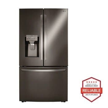 LG Counter-Depth Refrigerators 24 Black Stainless Steel