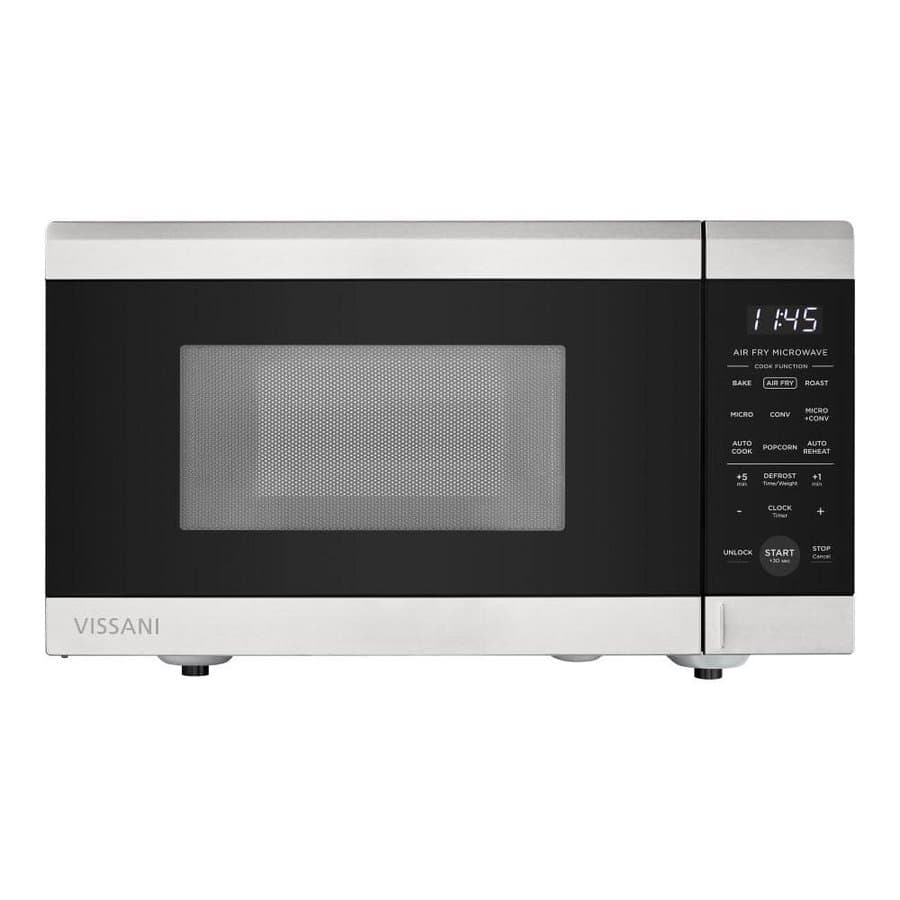Vissani 0.9 Countertop Microwaves 19 Stainless Steel