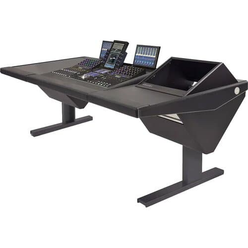 Argosy Eclipse 3' Base Workstation for AVID S4 (Left Desk & Right 8 RU Bay)
