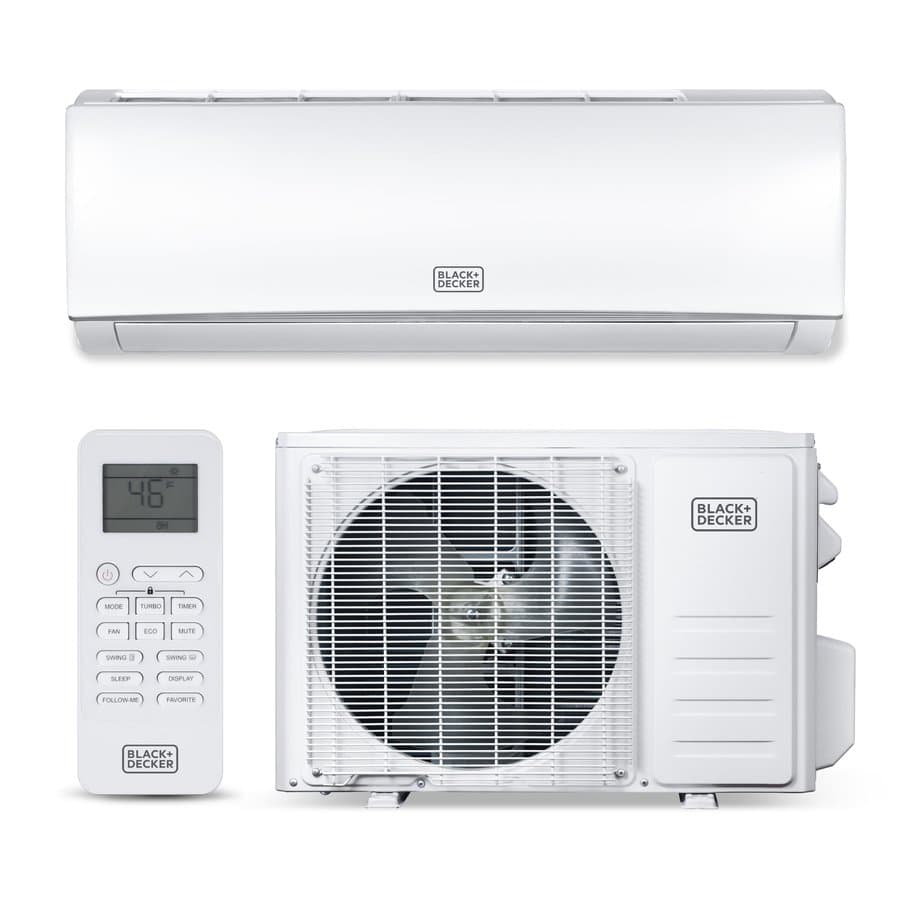 BLACK+DECKER 1 zone 17000-BTU Ductless Mini Split Air Conditioner Heat Pump Included with 230-Volt