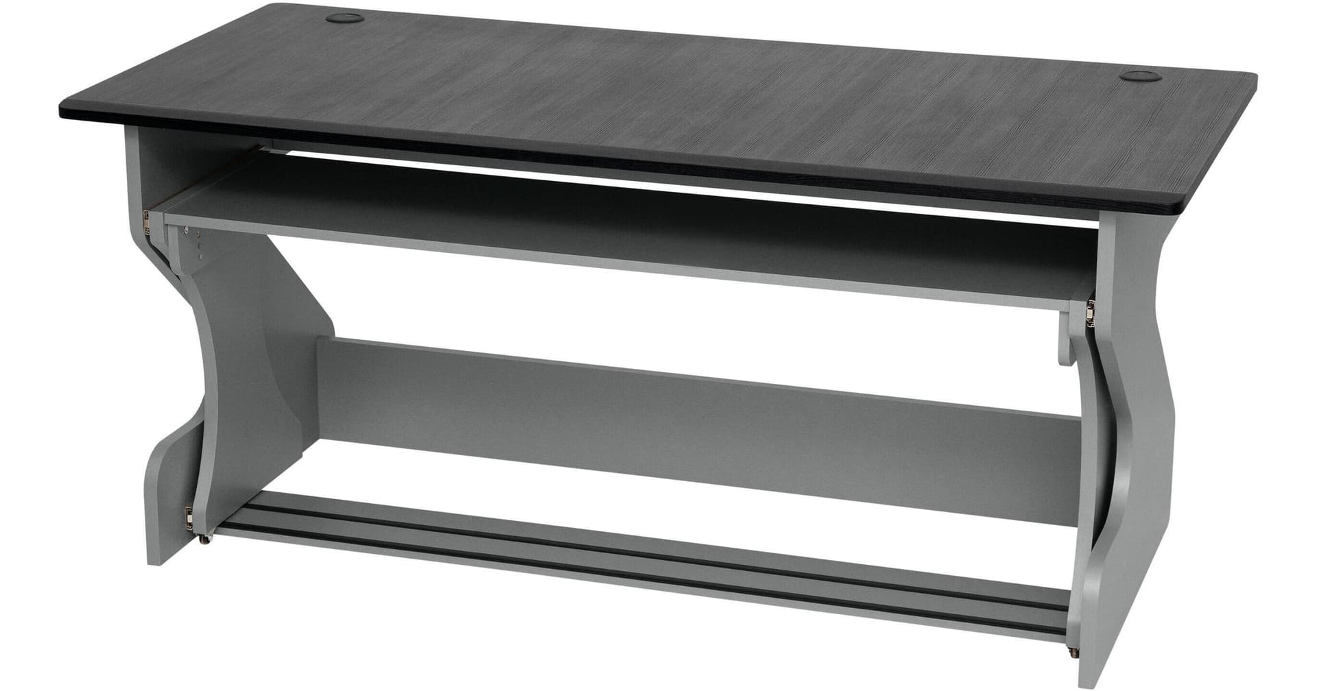 Zaor Miza Z Flex Desk (Wenge and Gray)