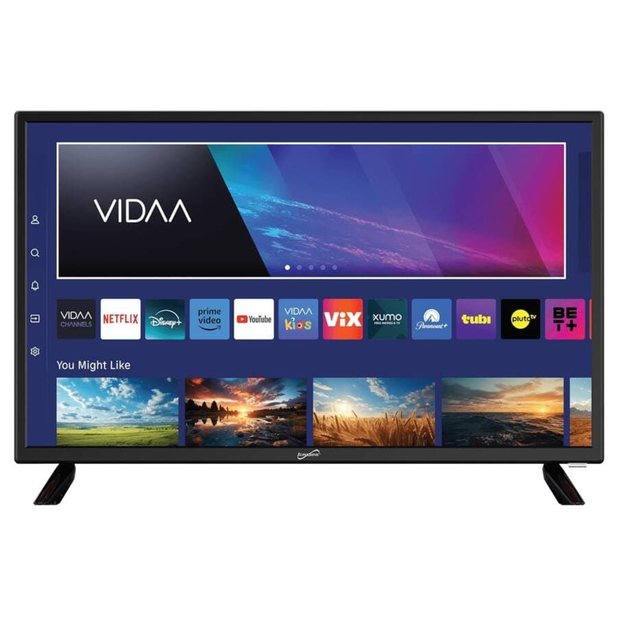 24" VIDAA ACDC Compatible LED Smart TV with Built-In WiFi