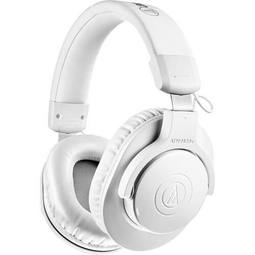 Audio-Technica ATH-M20xBT Wireless Over-Ear Headphones (White)