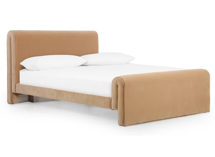 Four Hands Norwood Mitchell King Bed, Surrey Camel