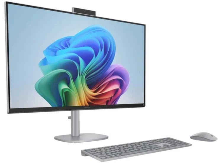 HP OmniStudio X All-in-One Desktop 32-Inch Intel Core Ultra 7 256V 16GB RAM 2TB SSD, Meteor Silver